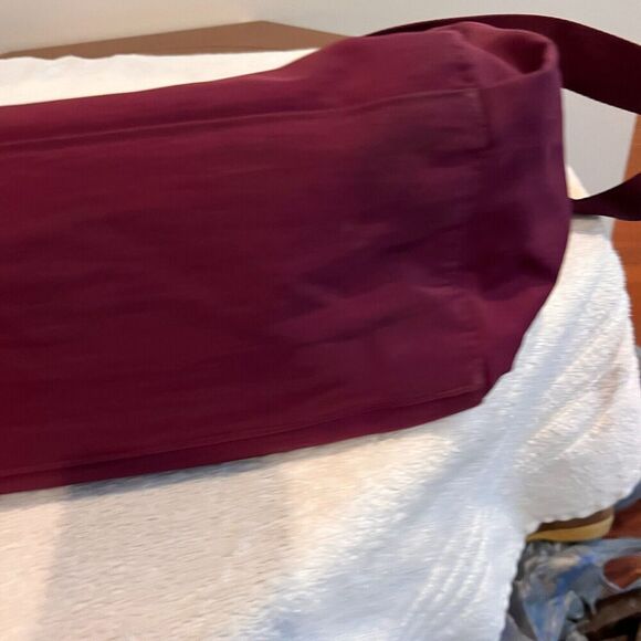 Baggallini Womens Maroon Palermo Weekender Travel Bag Nylon Crossbody Diaper Bag - Picture 5 of 16